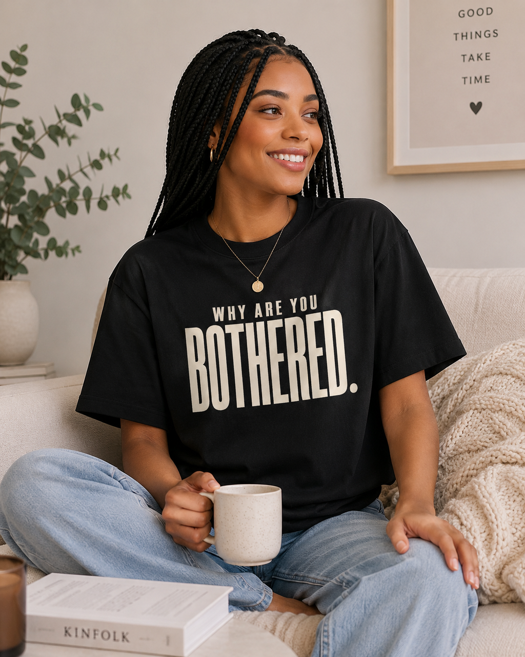 Why Are You Bothered Graphic Tee for Women