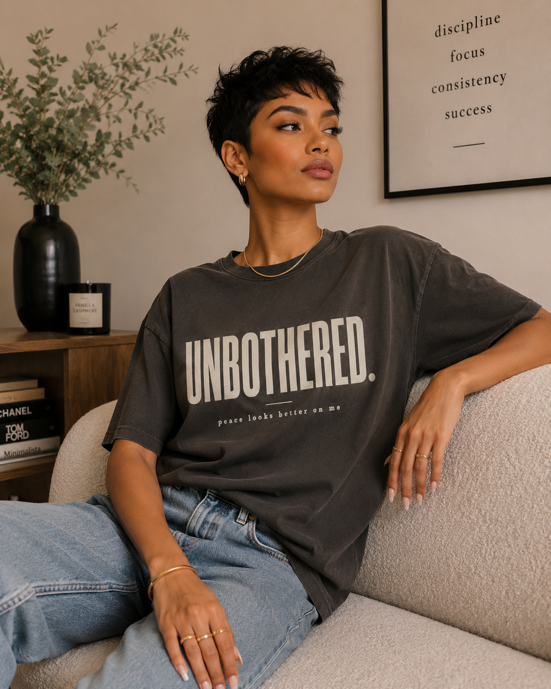 Unbothered Graphic Tee for Women