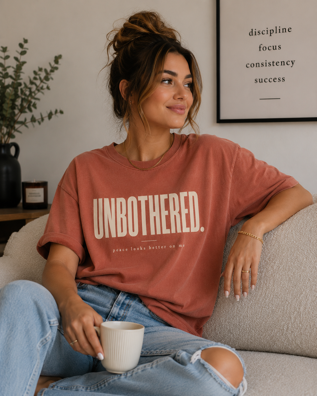 Unbothered Graphic Tee for Women