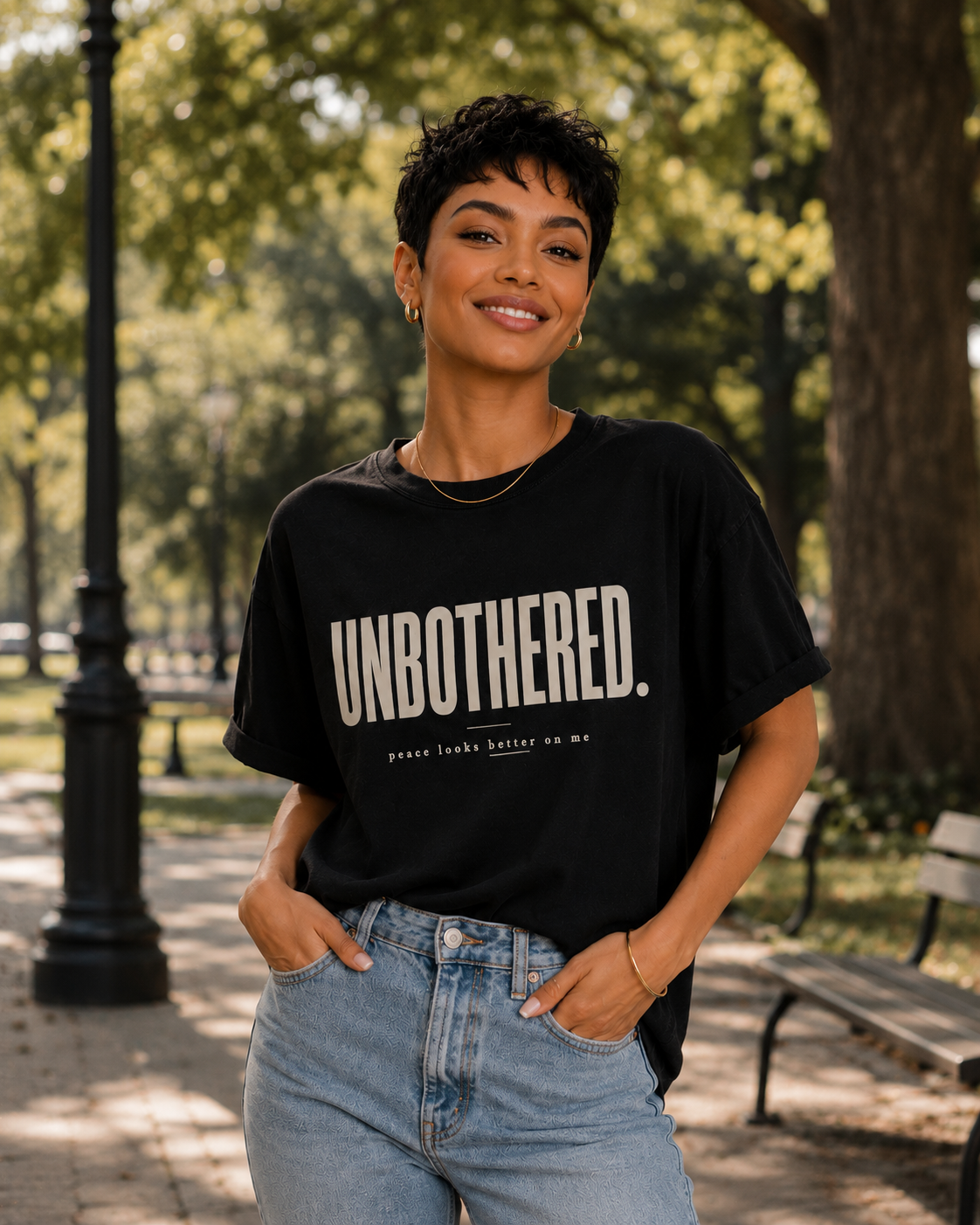 Unbothered Graphic Tee for Women